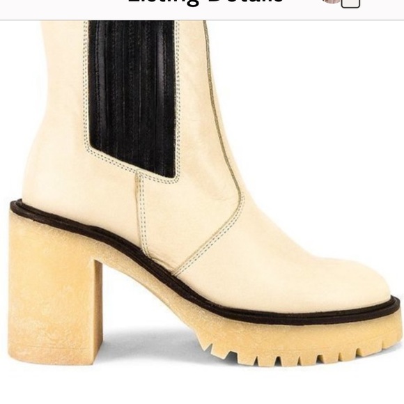 Chunky Heel Free people leather boots - Picture 13 of 17